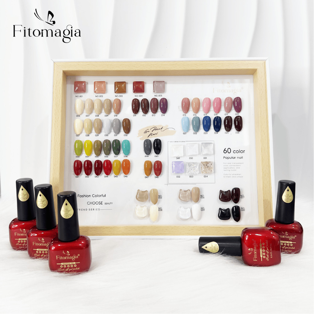 [Fitomagia06] Sơn Color UV Gel FITOMAGIA (NO001 - 030) Chính Hãng (60 MÀU) Sang Trọng, Bán Lẻ