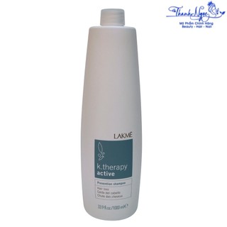 Dầu gội chống rụng tóc Lakme K.therapy Active Prevention Shampoo 1000ml ( Spain ) [ TN ]