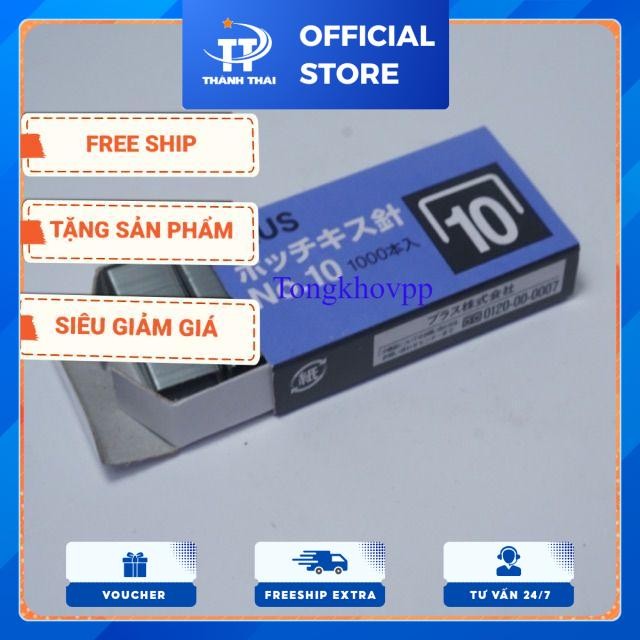 Combo 5 hộp Đạn Ghim Số 10 Plus