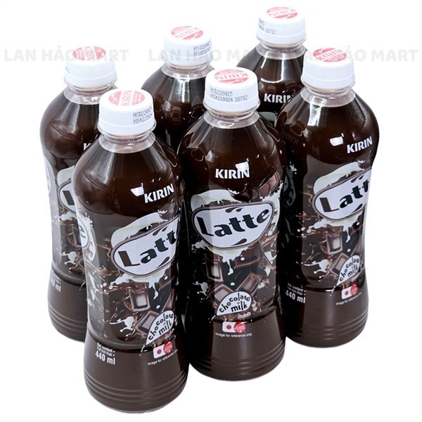 (MỚI) Sữa Kirin Latte chocolate lốc 6 chai 440ml