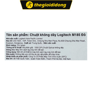 Chuột Không dây Logitech M185
