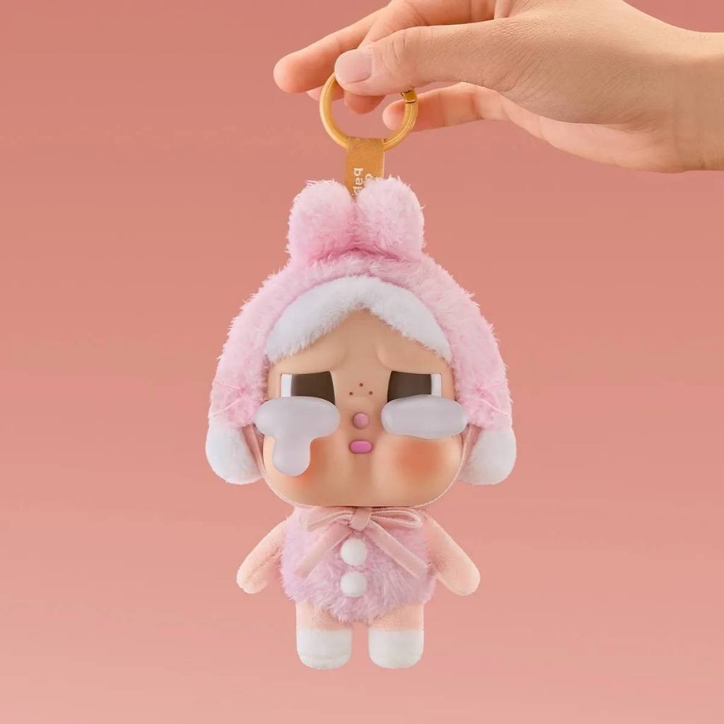 [Auth] Blind box Crybaby Crying again Plush Doll- Móc khóa treo túi nhồi bông Cry baby của Pop Mart