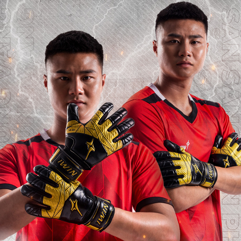 Găng tay Thủ môn iWin Keepa A - VT01- VT02 đủ size trẻ em người lớn - có xương ngón tay - hàng phân 