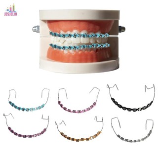  Jesjeliu 1 Cặp Niềng Răng Tạm Thời Trang Trang Trí Răng Chất Liệu Nha Khoa Răng 