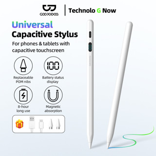 Bút cảm ứng đa năng Goojodoq có màn hình LED hút từ tính cho Xiaomi, Huawe,IPADViên thuốc 2018-2025
