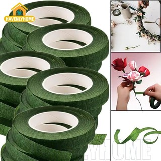[Trang chủ] Băng dính hoa chuyên nghiệp - Cuộn giấy màu xanh đậm tự dập, lý tưởng cho hoa cưới DIY, Sắp xếp nhân tạo & Bảo vệ bó hoa