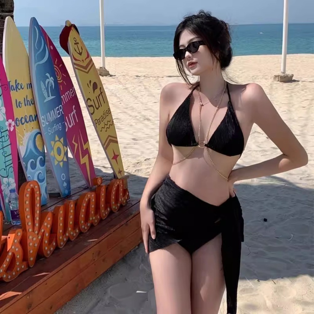 RICH-THEY Bộ Đồ Bơi Bikini Ba Mảnh Gợi Cảm Mới Mùa Hè Dành Cho Nữ-V156 | BigBuy360 - bigbuy360.vn