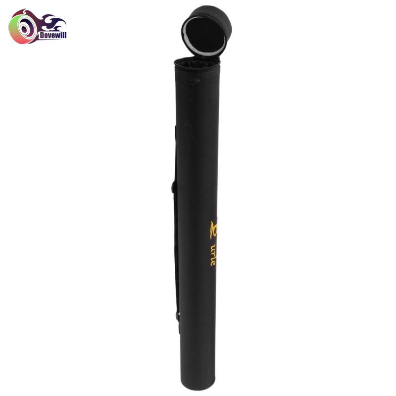 Dovewill Hard Rod Case Bag Black Fly Fishing Rod Tube cho thanh bay 9FT / 10FT, màu đen