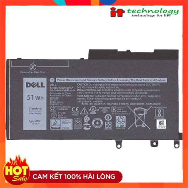 Pin Laptop Dell Latitude 5280 5290 5480 5490 5580 5590 93FTF 51Wh