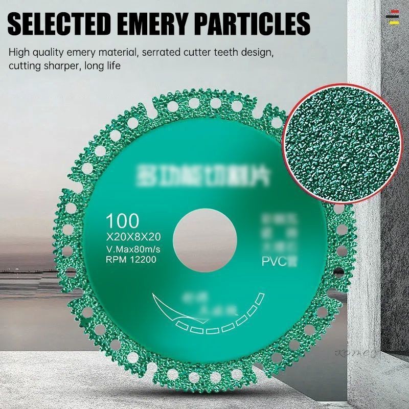 COD🔮🔮Đĩa Cắt Kim Cương 6 Trong 1 Đa Năng Màu Sắc Xinh Xắn, Lưỡi cắt kim cương nhân tạo đa năng đường