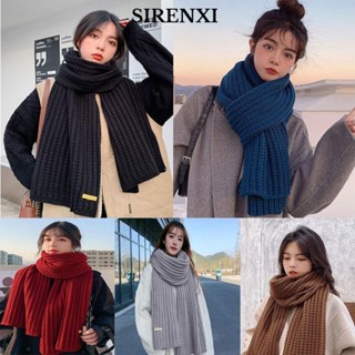 Khăn quàng đan SIRENXI, Ấm cổ giữ nhiệt thời trang chống gió, Cặp đôi cổ ấm áp che dày Yếm mùa đông Khăn quàng cổ nam nữ