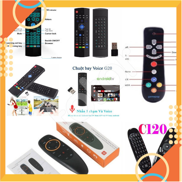[5❤️][FREESHIP] REMOTE CHUỘT BAY KM680 PRO VINABOX, KM900, C120, G10S, KM900 PRO LED, TAY GAME [HCM]