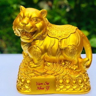  Heo đất Lợn đất hình HỔ BỆ VÀNG | Size TRUNG | Ống tiết kiệm | Kèm Ảnh thật Ống Heo Đựng Tiền heod  attietkiem con  lợn 