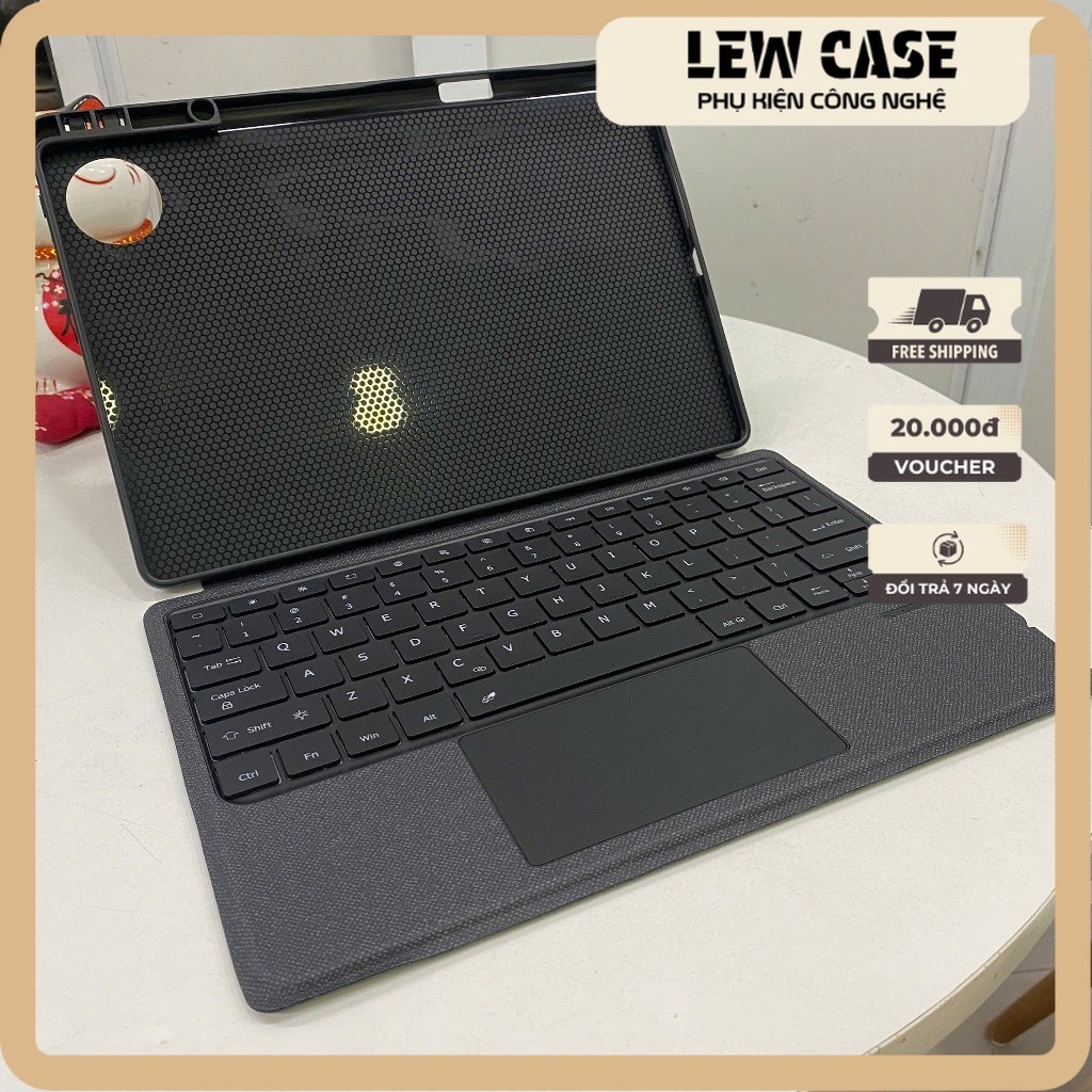 BAO DA BÀN PHÍM Smart Keybroad có Touchpad,giá đỡ,đèn LED, tháo rời cho Honor MagicPad 2