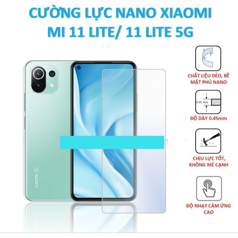 Dán cường lực dẻo bảo vệ màn hình Xiaomi Mi 11 Lite/ Lite 5G/ Lite 5G NE ilistore