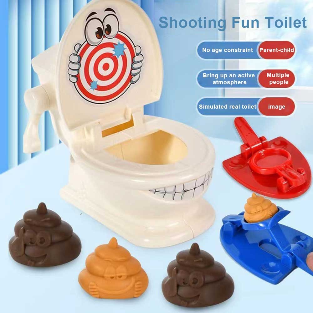 Poop Shoot Game Toilet Games Poo Toilet Game Toy Set Family Game Prank Funny New