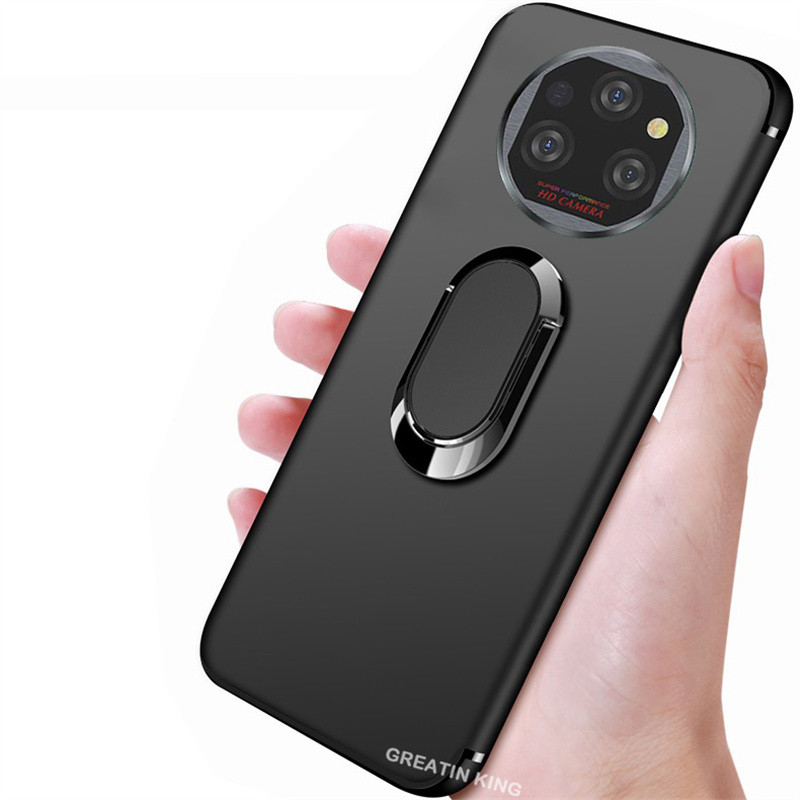 Dành Cho Oukitel WP35 WP39 Pro Ốp Lưng Điện Thoại Ô Tô Kim Loại Từ Tính Giá Đỡ Nhẫn TPU Mềm