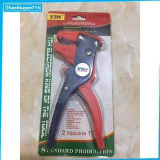 Kìm tuốt cắt dây điện mỏ quạ YTH cao cấp