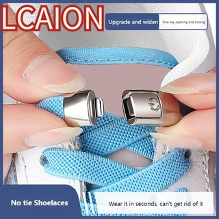 LCAION  1 Giây Khóa Giày Thời Trang Trẻ Em Người Lớn Unisex Thể Thao Đế Bằng
