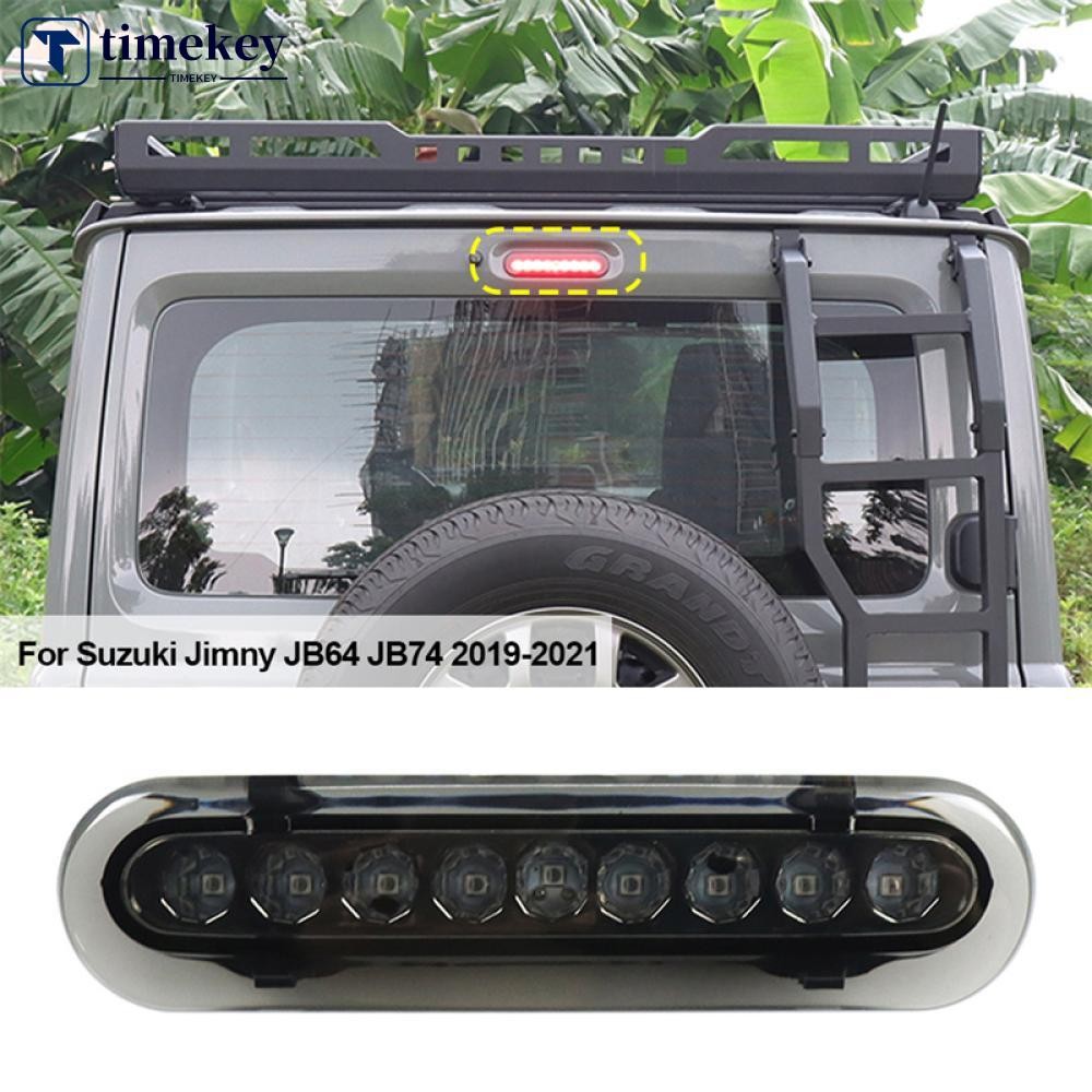 Timekey Xe Đèn LED Phanh Đèn Hậu Phía Sau Trung Tâm Đèn Cấp Cao Thứ Ba Cho Suzuki Jimny JB64 JB74 20