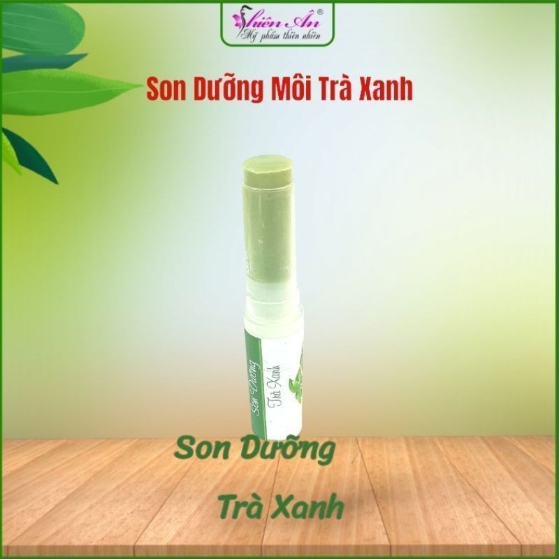 Son dưỡng môi trà xanh,son dưỡng cho mẹ bầu,dưỡng ẩm môi Thiên Ân handmade(dùng được sau xăm môi)