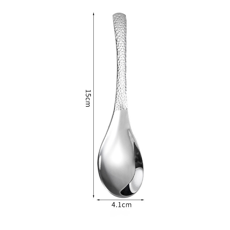Bộ đồ ăn trẻ em Trang chủ Gạo Spoon Inox Spoon Sáng tạo Tráng miệng Spoon