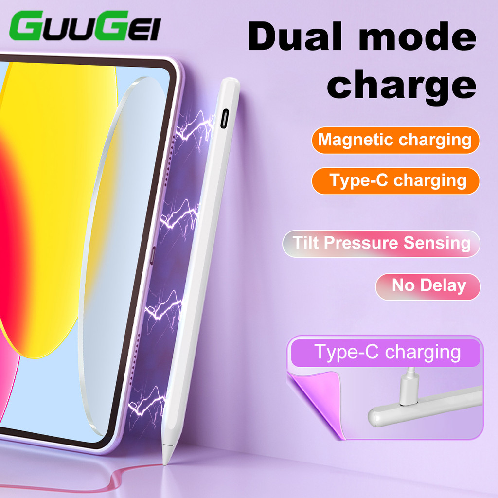 Guugei Stylus Pen iPencil Palm Rejecting Aple Pencil Stylus cho i-Pad 2018-2025