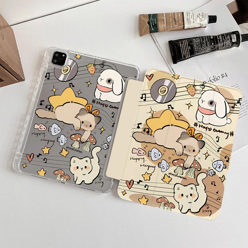 Ốp Bảo Vệ TPU Có Thể Gập Lại Cho iPad Air 4 Gen 9 Air 7 Gen 5 A16 Air (13inch) Gen 8 Air 5 Gen 11 Ai