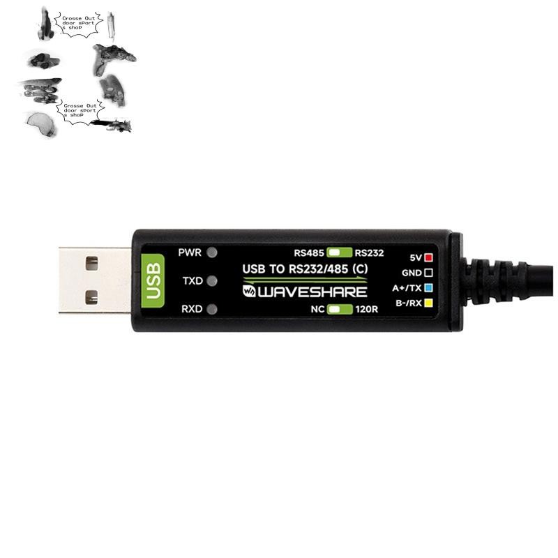 Bộ chuyển đổi cáp nối tiếp USB sang RS232 / RS485 có dây nối dài Chip FT232RNL Tương thích với Win 7 / 8 / 10 / 11 / MacOS / Linux