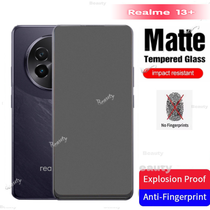 Kính cường lực mờ cho Realme13 + Bảo vệ màn hình cho Realme 13 Plus 5G Realme 13 + 12 + 12X Realme12