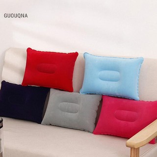 Guouqna Gối bơm hơi du lịch Đổ xô + Phụ kiện giường bơm hơi ô tô PVC Ngoài trời GUOUqna