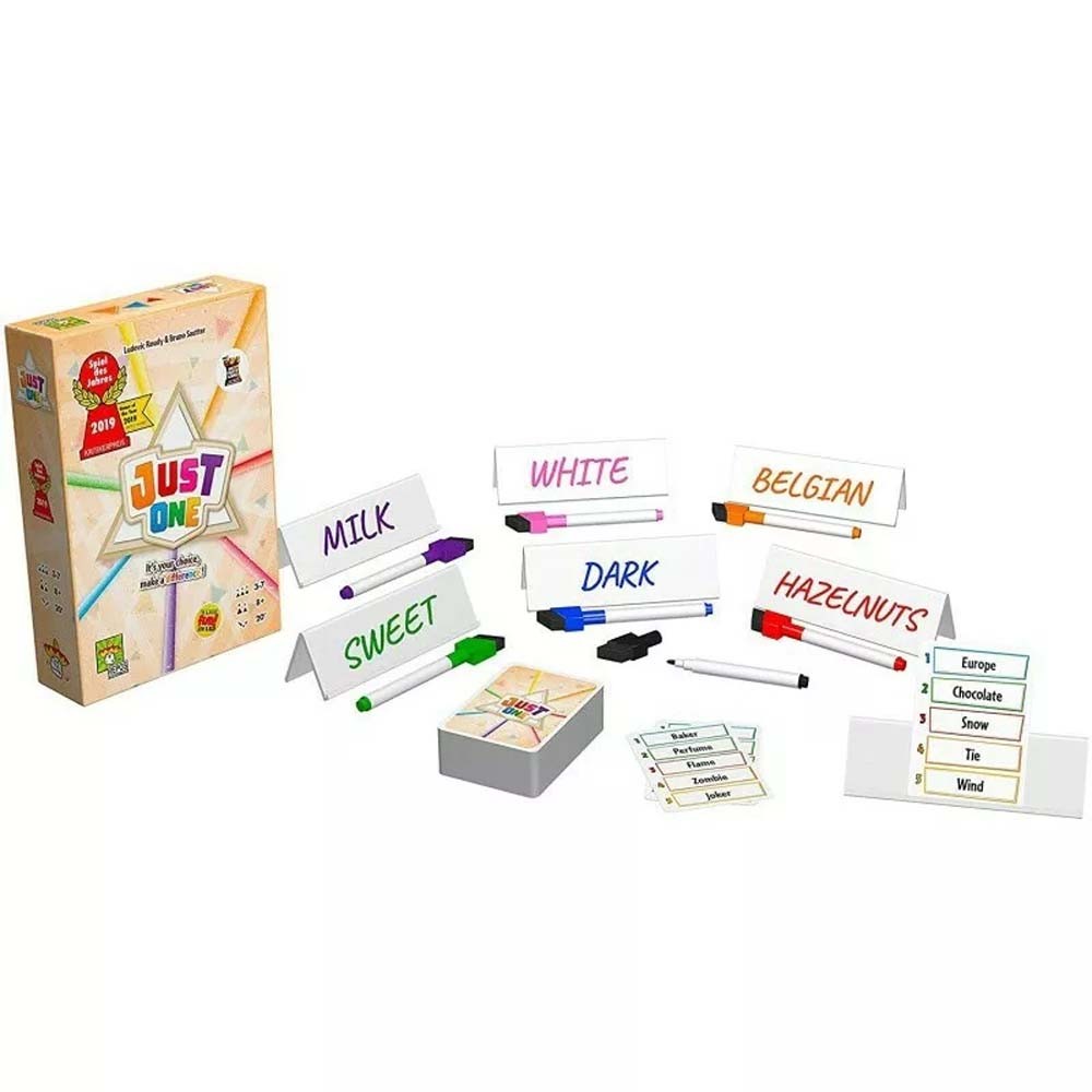 Just One Board Game Word Guessing Game Cooperative Family Card Board Game
