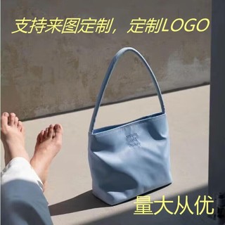 Hàn Quốc Hàn Quốc mucu và Mun Thời Trang Thêu Đàn Hồi Cao Chống Thấm Nước Nylon Phù Hợp Với Nách Đặt Hàng Vai Nữ Túi