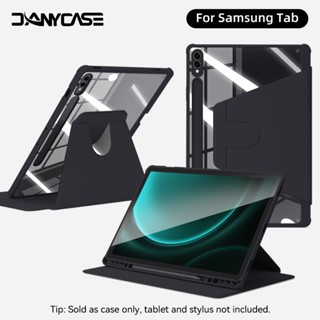 Xoay 360 độ Ốp Lưng Cho Samsung Galaxy Tab S10 FE A9 8.7 A9 Plus 2024 A8 S9 FE S9 Plus 12.4 inch S6 Lite 10.4 S10 Plus