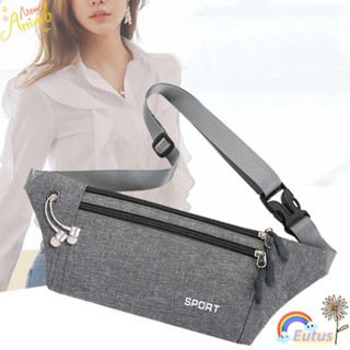 Túi thắt lưng nam EUCA, Túi đeo ngực bằng vải ví, Túi đựng đồ câu cá đa năng thời trang