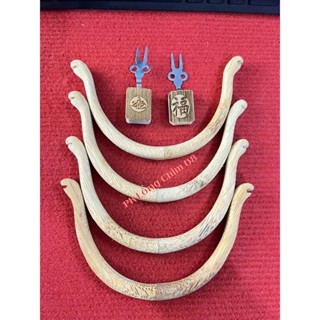  Combo 2 cặp cầu góc tre cho chim chào mào tre già - Tặng 2 xiên tre triện 