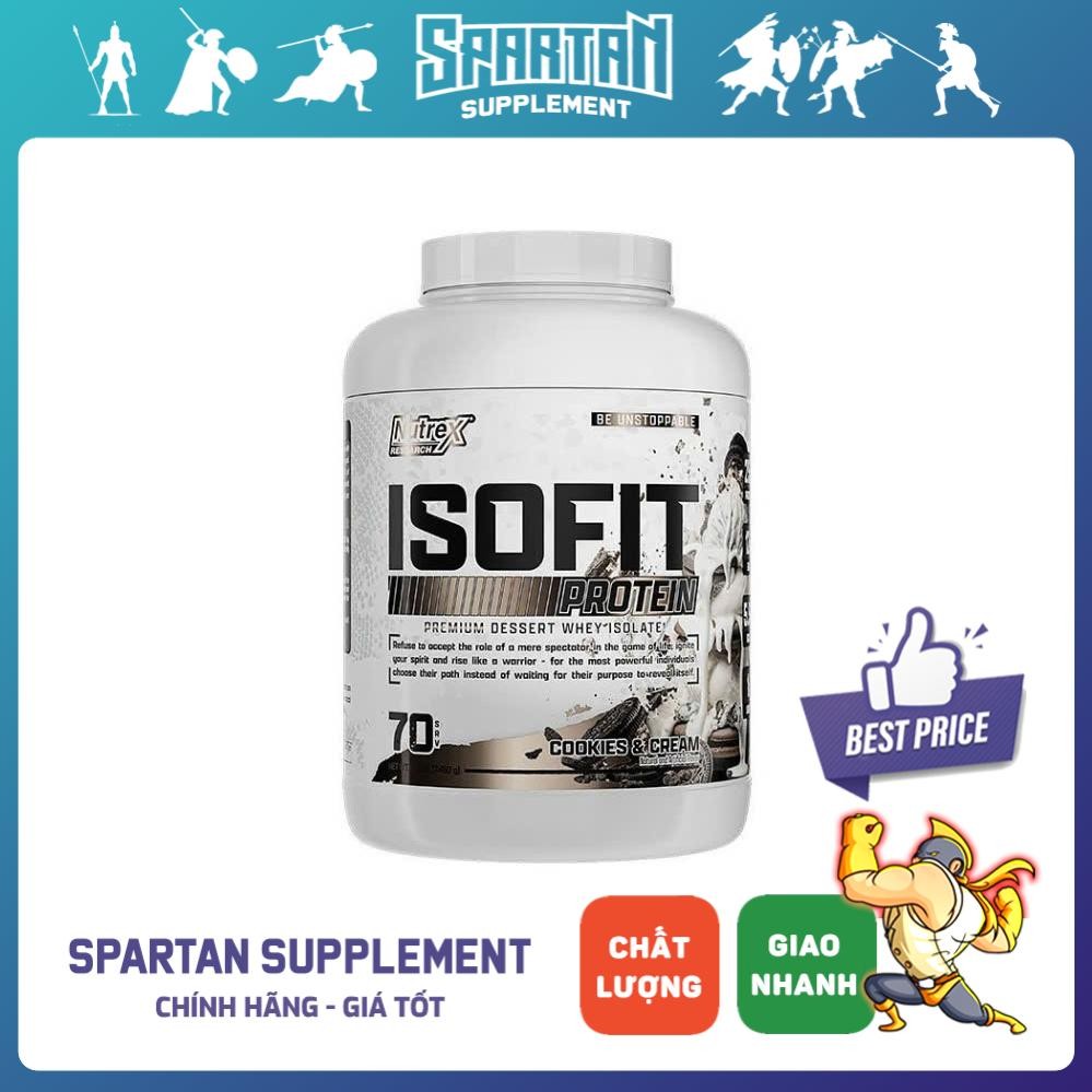Nutrex Isofit - Sữa Whey Protein Isolate 100% Tăng Cơ Hiệu Quả -  5lbs