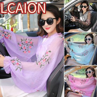LCAION  Ống Tay Áo Dài Vải chiffon Ấm Áp Chống Nắng Cho Nữ