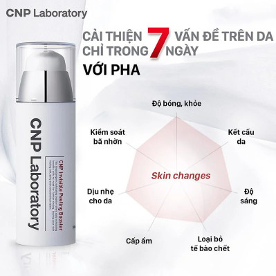 (Date 11/2026) Tẩy da chết hoá học CNP Laboratory Invisible Peeling Booster
