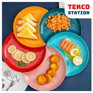 Bộ 5 Đĩa Nhựa Đựng Thức Ăn Hình Mặt Trăng - Đĩa Đựng Thực Phẩm