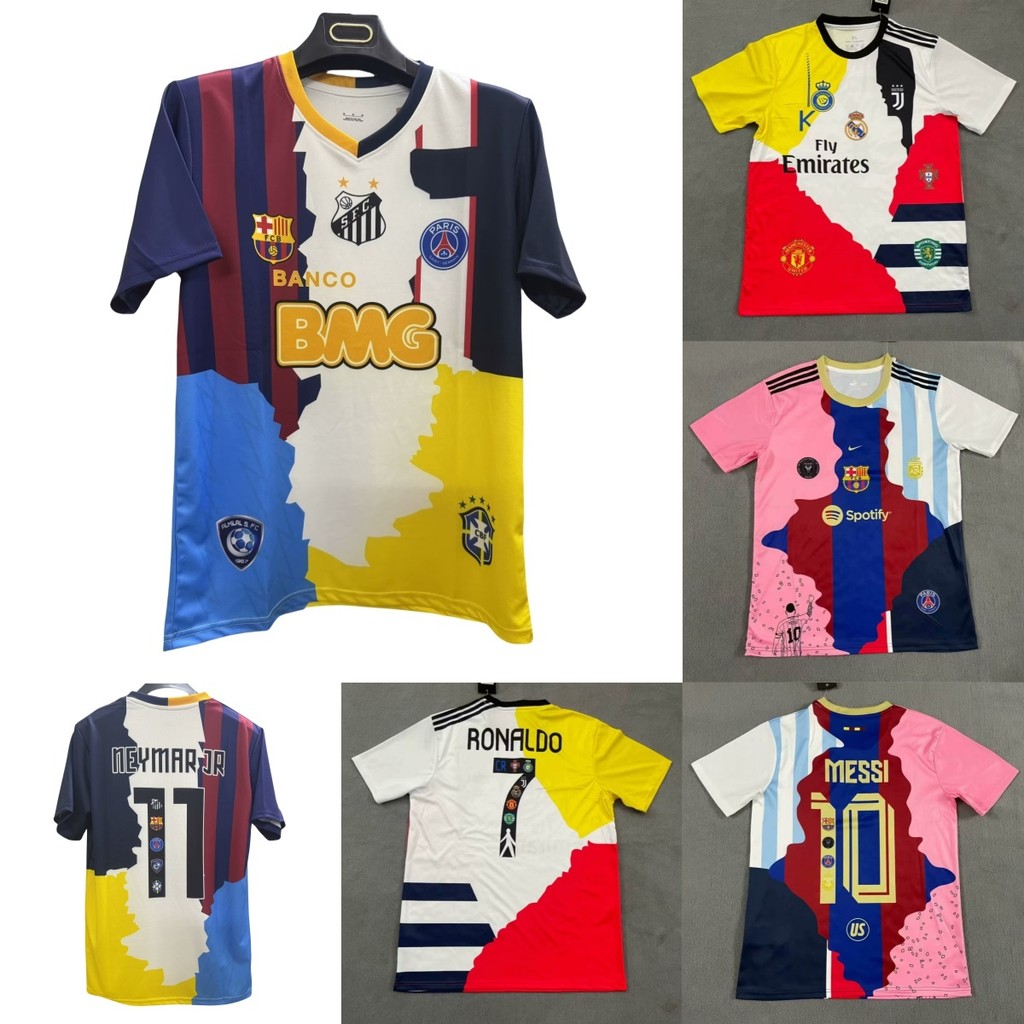 Áo sơ mi bóng đá phiên bản đặc biệt với thiết kế lấy cảm hứng từ Ronaldo, Messi và Neymar Jr