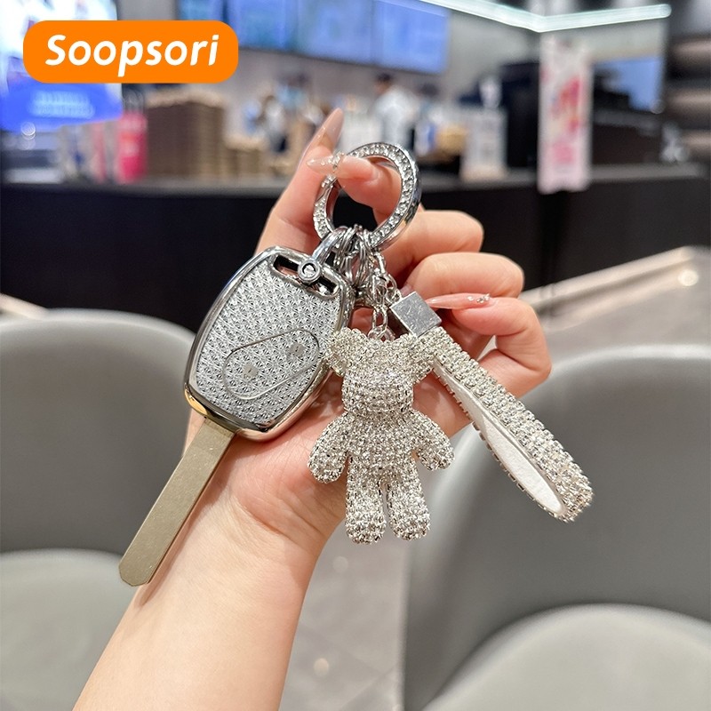 Soopsori TPU Chìa Khóa Chìa Khóa Vỏ Chìa Khóa Cho Xe Honda Civic FD Honda City Honda Accord Honda St