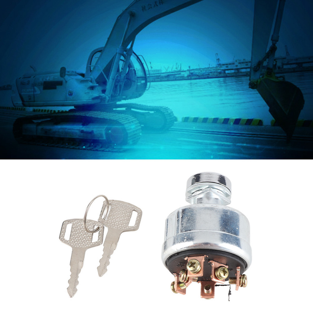 [TIE] Dành cho Kobelco SK200 ‐ 3 SK200 ‐ 5 SK120 ‐ 5 Công tắc khởi động đánh lửa với 6 đầu cuối Máy 