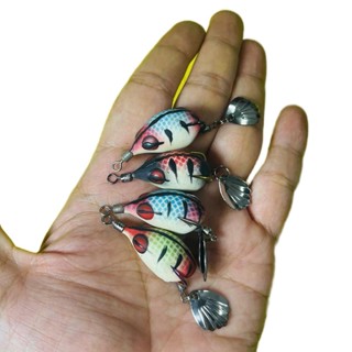 Nhái hơi Chado H1 chì đúc 2.7cm 6.5g nổi lửng lưỡi titan bkk