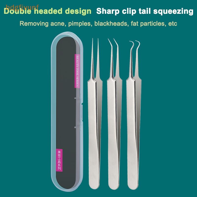 Bdgf Acne Pimple Remover Tool Facial Skin Care Products Kit Black Head Removal Nhíp Face Cleaner Dụn
