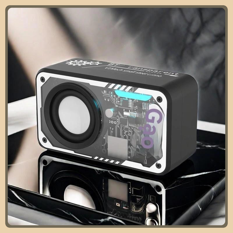 【🔥Rẻ】Loa Bluetooth không dây V1 Loa tích hợp RGB Âm nhạc sạc Subwoofer Mini ngoài trời Portable LED 