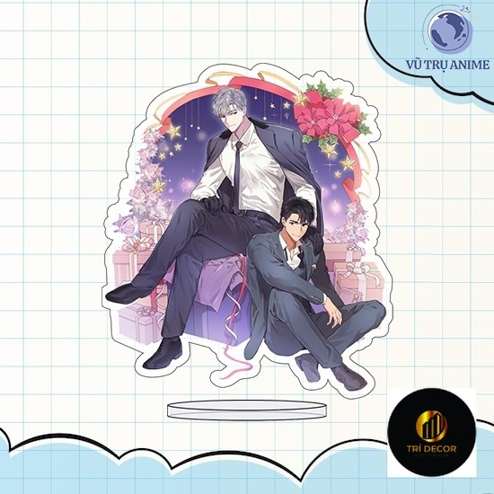 Mô hình PASSION standee in hình BL boylove anime tượng mica trang trí