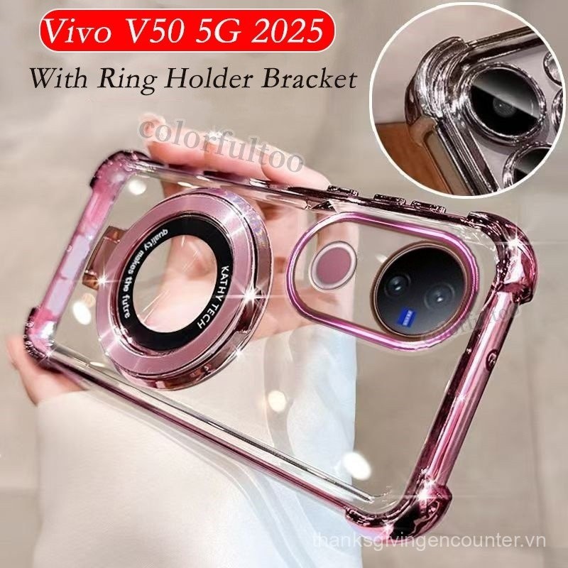 Ốp lưng mềm cho Vivo V50 2025, cho Vivo V50 Pro, V50Pro, V 50, VivoV50 5G, ốp chống sốc trong suốt v
