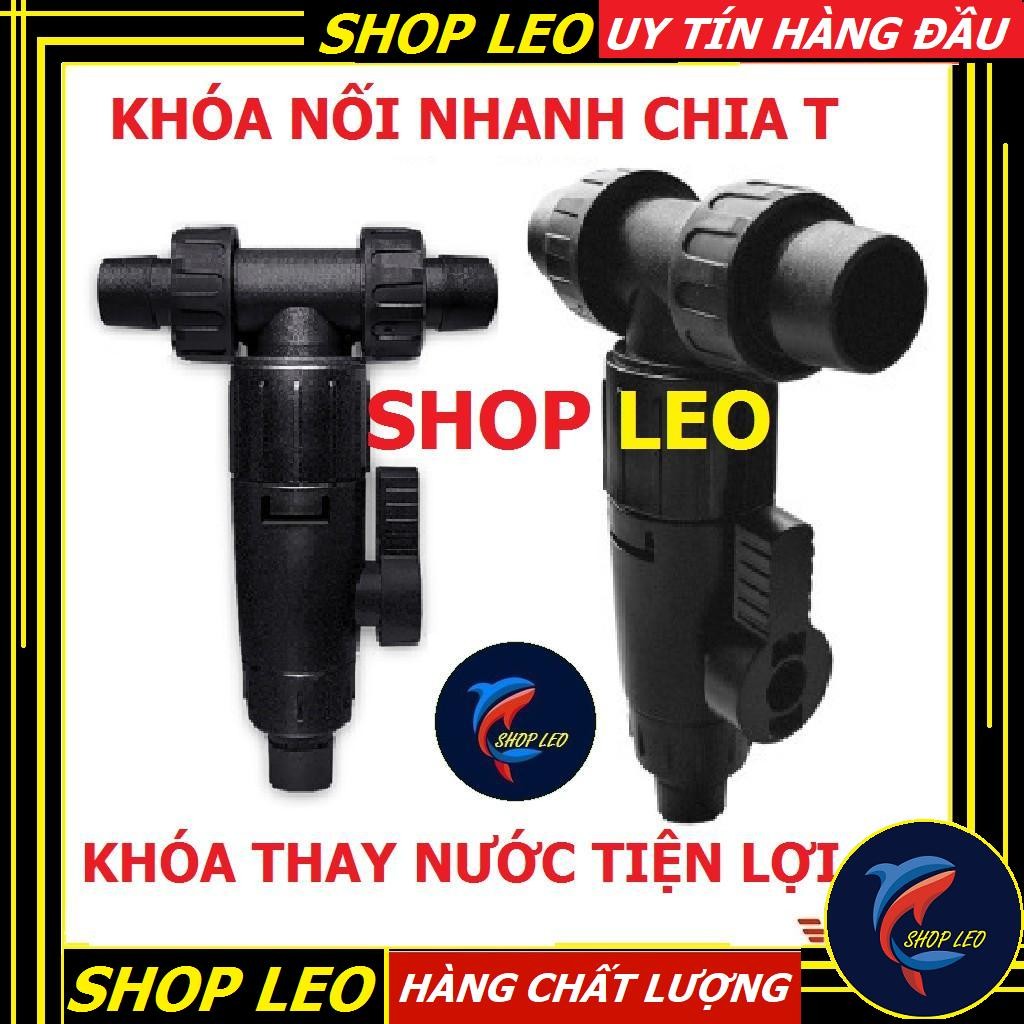 Khóa nối nhanh chia T - Khóa thay nước tiện lợi - cút nối nhanh chia T - cút chia T thay nước