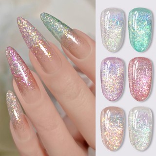  BORN PRETTY 6 Chiếc Crush Starlight Phản Quang Lấp Lánh Gel Sơn Móng Tay Bộ Siêu Tỏa Sáng Bán Vĩnh Viễn UV Gel 7ml 